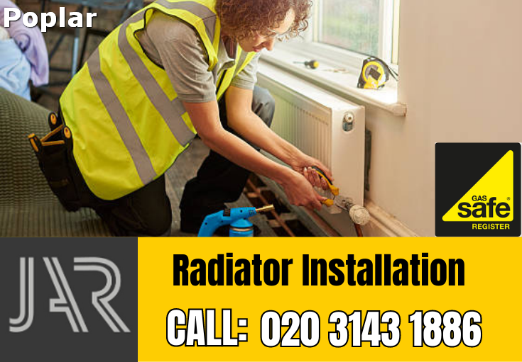 radiator installation Poplar